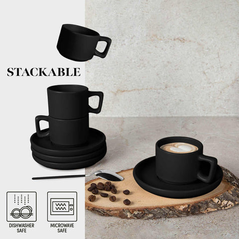 4+4 piece espresso cup set