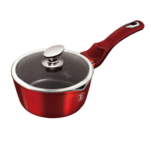 BH/1525N, Cassola amb tapa 16cm, Borgonya, Vermell, Cassola 16 cm b., cassola, cassola amb tapa, estris de cuina, cuinar
