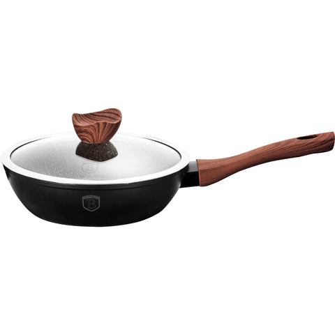 BH/1718, Paella fonda amb tapa 24cm, Palissandre, Negre, Paella fonda 24 cm, Paella, Paella fonda, Paella fonda amb tapa, Paella, Bateria de cuina, Cuina