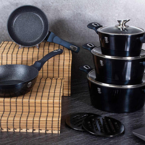 BH/1884,BH/7031,Juego de utensilios de cocina de 10 piezas,Aguamarina,Azul,Juego de utensilios de cocina de 10 piezas,Juego de utensilios de cocina,Ollas y sartenes,Juego de ollas y sartenes,Juego,Cocina,Utensilios de cocina,Ollas y cacerolas