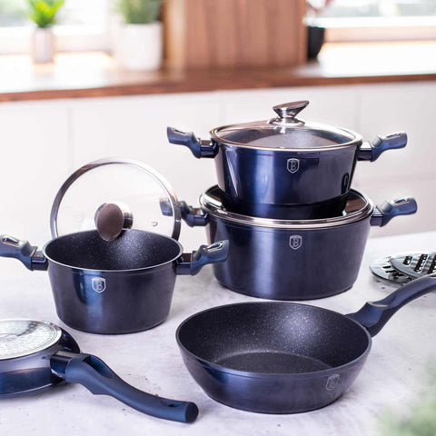 BH/1884,BH/7031,Juego de utensilios de cocina de 10 piezas,Aguamarina,Azul,Juego de utensilios de cocina de 10 piezas,Juego de utensilios de cocina,Ollas y sartenes,Juego de ollas y sartenes,Juego,Cocina,Utensilios de cocina,Ollas y cacerolas