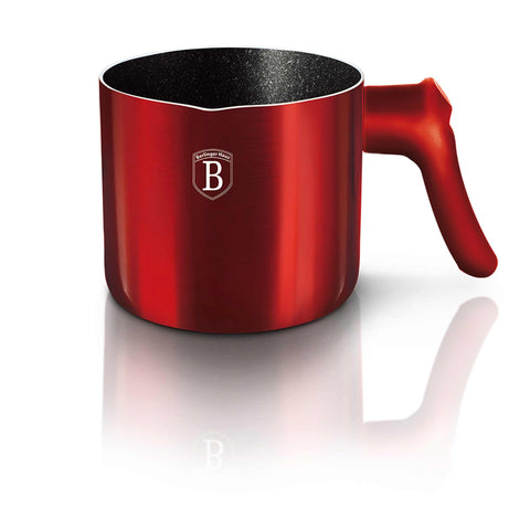 BH/1965, Lleter de 1,2 l, color bordeus, vermella, per escalfar llet
