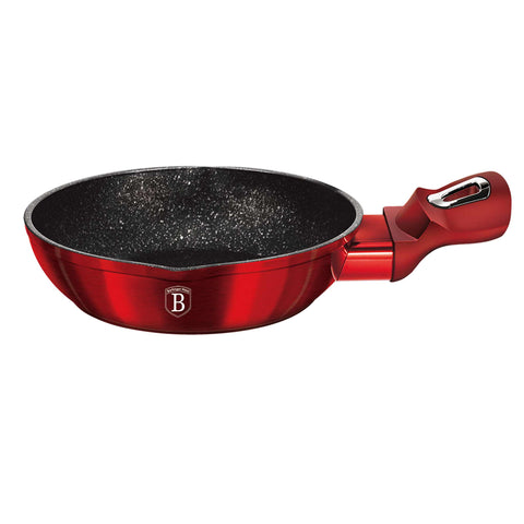 BH/1967, Mini frigideira de 16 cm, Borgonha, Vermelha, Mini frigideira de 16 cm, Mini frigideira, Frigideira, Utensílios de cozinha, Cozinha