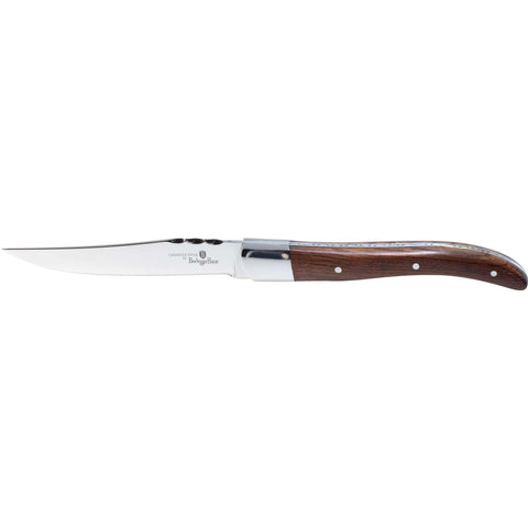 BH/2439, juego de 6 cuchillos para carne con mango de palisandro, palisandro, juego de 6 cuchillos para carne, juego de cuchillos para carne, cuchillos para carne, mango de madera,Berlinger Haus, Promintra