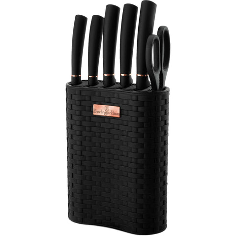 Set De 7 Cuchillos Con Soporte