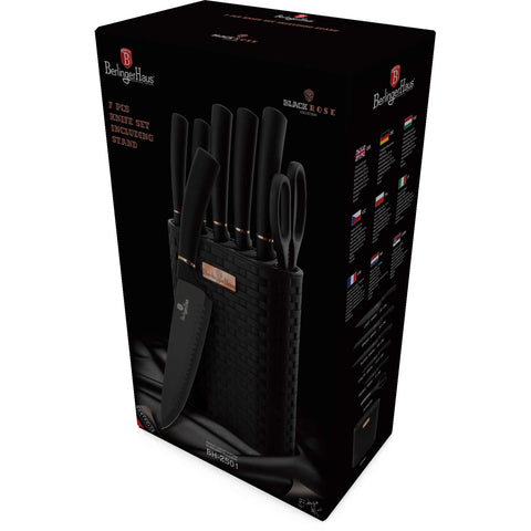 Set De 7 Cuchillos Con Soporte