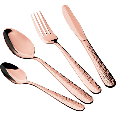 BH/2619NA, cubiertos, cutlery, Cutlery Set, Cutlery sets, espejo, juego de cubiertos, juego de cubiertos de 24 piezas, juego de cubiertos de 24 piezas con recubrimiento PVD de oro rosa pulido espejo, oro rosa, Tableware