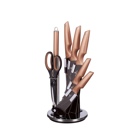 Juego De 8 Cuchillos Con Soporte De Acrílico