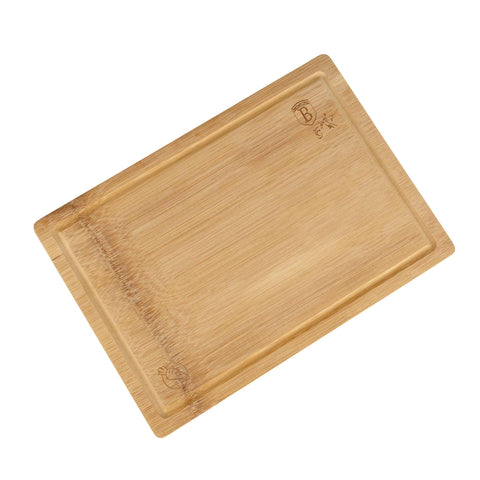 Product image of Bamboo cutting board. Part of the - . Features: • Material: bamboo • Size: 34*24*1,8 cm. (Studio view). Official Berlinger Haus product, boosted by Promintra sl.