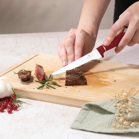 Juego De 6 Cuchillos Para Carne, Imagen lifestyle