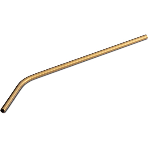 Product image of 6pcs stainless steel bent straw set. Part of the kitchen accessories . Features: • Material: 18/10 stainless steel • Size: 24 cm • Color: mirror champagne. (Studio view). Official Berlinger Haus product, boosted by Promintra sl.