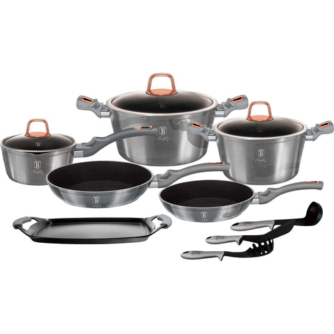 Juego De Utensilios De Cocina De 12+2 Piezas