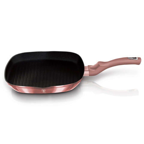 BH/6027,BH/6086,Sartén grill 28cm,Rosa,Sartén grill 28 cm,Sartén,Sartén,Sartén grill,Utensilios de cocina,Cocinar