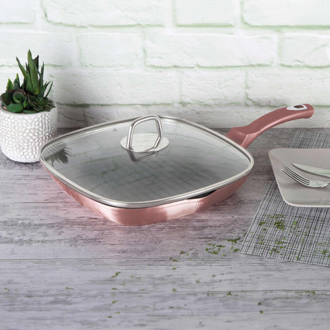 Sartén Grill Con Tapa 28Cm, Imagen lifestyle