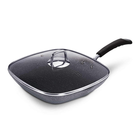 BH/6108, Paella grill amb tapa 28cm, Gris, Paella grill 28 cm amb tapa, Paella, Paella, Paella grill, Paella grill amb tapa, Bateria de cuina, Cuina