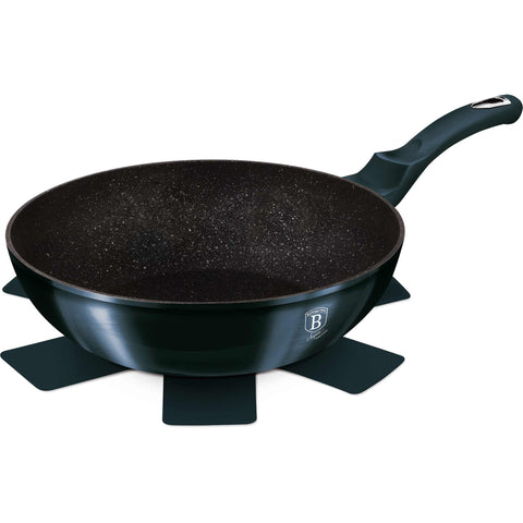 BH/6114, Wok 30cm, aguamarina, azul, wok 30 cm, wok, utensilios de cocina, cocinar,Berlinger Haus, Promintra