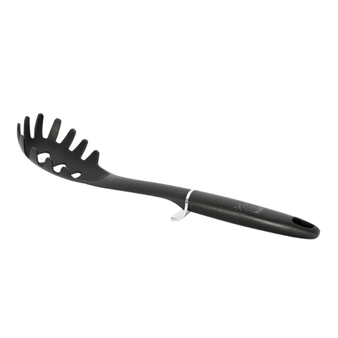 Product image of Spaghetti spoon. Part of the Black Vantage Collection/Matte Black Collection/Black Silver Collection . Features: • Material: nylon • Color: black- silver REGISTERED DESIGN BY BERLINGER HAUS!. (Studio view). Official Berlinger Haus product, boosted by Promintra sl.