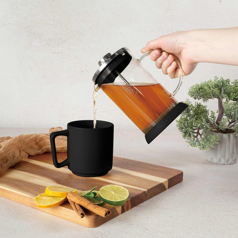 Cafetera de émbolo para café y té de 600 ml