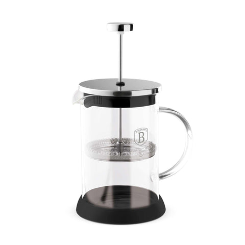 BH/6302A, BH/6302, Cafetera de émbolo para café y té de 600 ml, acero inoxidable, cafetera de émbolo para café y té, cafetera de émbolo para café y té, prensa francesa, Berlinger Haus, Promintra