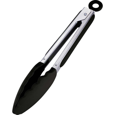 Imatge del producte de la pinça per a aliments. Forma part de la col·lecció Black Vantage/Matte Black/Black Silver. Característiques: • Material: acer inoxidable i silicona • Color: negre. (Vista d'estudi). Producte oficial de Berlinger, impulsat per Promintra sl.