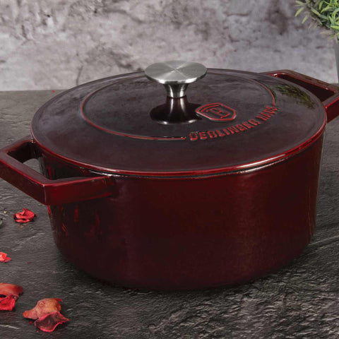 Cacerola De Plancha Fundido De 24 Cm