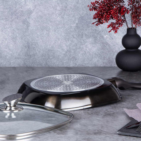 Sartén Grill Con Tapa 28Cm, Imagen lifestyle