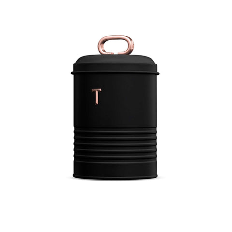 Product image of Bread box with 3pcs canister set. Part of the Black Rose Collection . Features: • Material: carbon steel • Bread box 42,5*23*16 cm • Sugar canister Ø11,5*15-19 cm • Tea canister Ø11,5*15-19 cm • Coffee canister Ø11,5*15-19 cm •.... (Studio view). Official Berlinger Haus product, boosted by Promintra sl.
