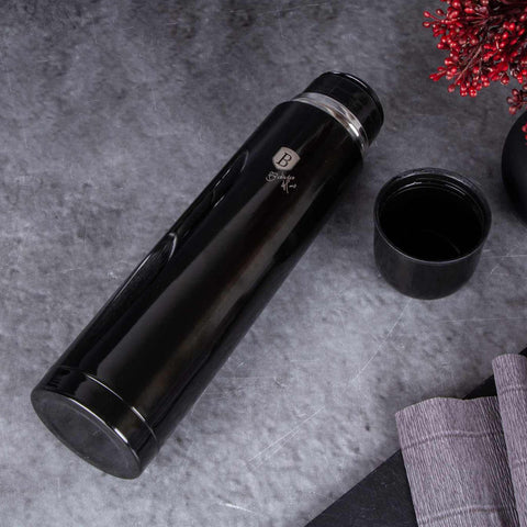BH/6819, Termo de 1,0 l, Negro, Termo, Almacenamiento de alimentos, Frasco