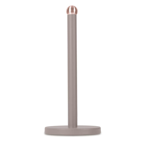 Imatge del producte del porta-rotlles de cuina. Part de la col·lecció Taupe. Característiques: • Material: acer inoxidable amb recobriment negre mat • Mida: 15*34 cm • Color: taupe mat. (Vista d'estudi). Producte oficial de Berlinger, impulsat per Promintra sl.