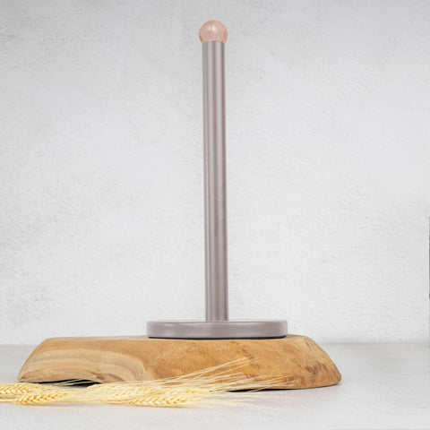 BH/6840, Portarrollos de cocina, color topo, porta toallas de papel, utensilios de cocina