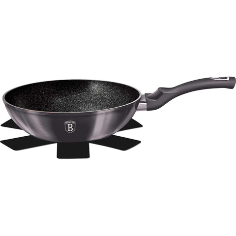 BH/6900, BH/6900NPR, Wok 28cm, gris oscuro, wok 28 cm, wok, batería de cocina, cocina,Berlinger Haus, Promintra