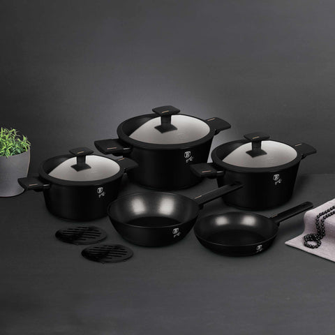 BH/7081NN,BH/7081,BH/7081N, juego de utensilios de cocina de 10 piezas, negro, oro rosa, juego de utensilios de cocina de 10 piezas c., juego de utensilios de cocina, ollas y sartenes, juego de ollas y sartenes, juego, cocina, utensilios de cocina, ollas y cazuelas