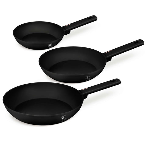 BH/7095N,BH/7095,Juego de 3 sartenes,Negro,Oro rosa,Juego de 3 sartenes a.,sartén,juego de sartenes,sartén,juego de sartenes,utensilios de cocina,cocinar,Sartenes,Juego de sartenes
