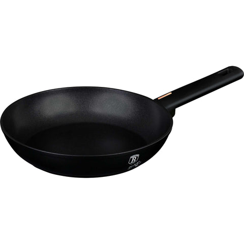 Product image of 3pcs frypan set. Part of the Monaco Collection . Features: • Material: forged aluminum with black titan non-stick coating • Include: • Frypan Ø20*4,5 cm 1,0L • Frypan Ø24*4,8 cm 1,7L • Frypan Ø28*5,2 cm 2,4.... (Studio view). Official Berlinger Haus product, boosted by Promintra sl.