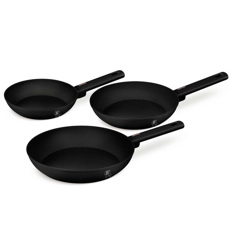 BH/7095N,BH/7095,Juego de 3 sartenes,Negro,Oro rosa,Juego de 3 sartenes a.,sartén,juego de sartenes,sartén,juego de sartenes,utensilios de cocina,cocinar,Sartenes,Juego de sartenes