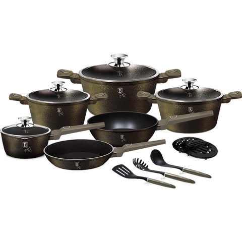 Juego De Utensilios De Cocina De 15 Piezas