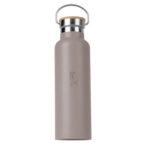 Termo Con Tapa De Bambú 0,6L