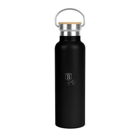 Flask with bamboo lid 0,6L