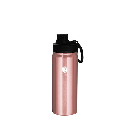 BH/7756, Botella deportiva 540 ml, Rosa, Botella deportiva B., Botella deportiva, Botella de agua, Frasco, Almacenamiento de alimentos, Botella