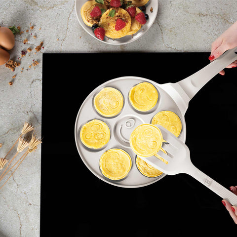 Molde Para Panqueques Con Emojis De 7 Agujeros De 26 Cm, Imagen lifestyle
