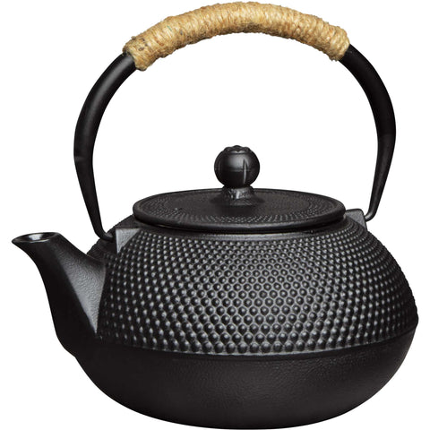 BH/7801, Tetera de hierro fundido 1,2L, negra, tetera, hierro fundido, tetera de hierro fundido,Black Silver Collection, Black Vantage Collection, Matte Black Collection, cookwareset, ehome, frypan, pot, tea-coffee