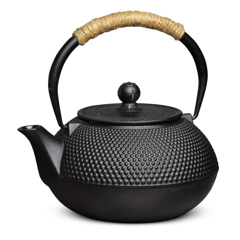 BH/7801, Cast iron tea pot 1,2L, black, tea pot, cast iron, cast iron tea pot