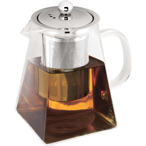 BH/7803, Tetera cuadrada de cristal con filtro 750 ml, cristal, tetera, tetera cuadrada de cristal, Berlinger Haus, Promintra, caja de regalo, conceptual, estilo de vida