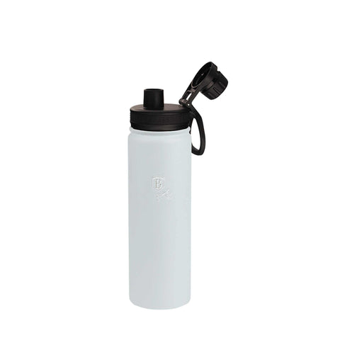 Product image of Sport bottle 720ml. Part of the Aspen Collection . Features: • Material: inner body 18/10 stainless steel • Capacity: 720 ml • Color: matt grey • Packing: half giftbox. (Studio view). Official Berlinger Haus product, boosted by Promintra sl.