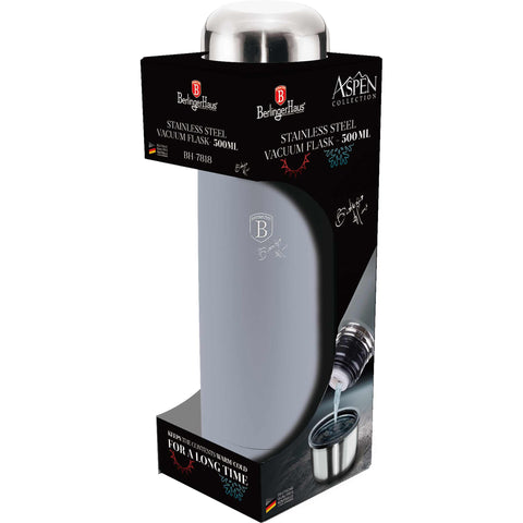 BH/7818, Termo de 0,5 l, Gris mate, Termo, Almacenamiento de alimentos, Frasco