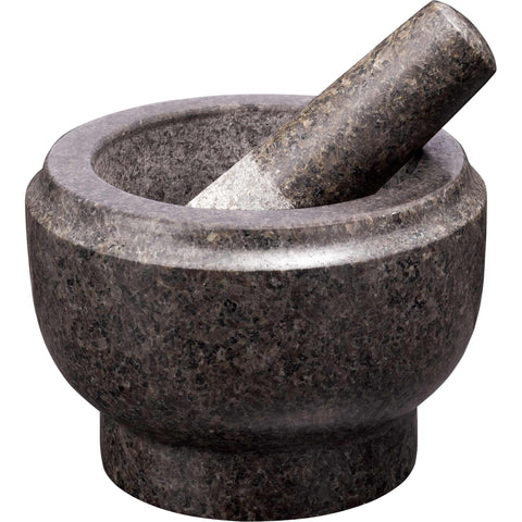 BH/7825, BL-3354, kitchenutensil, maja y mortero, mortero, mortero de granito, Mortero negro, Pestle & Mortar, Table top, utensilio de cocina, Utensilios de cocina, vajilla