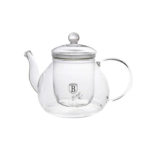 BH/7828, BH/7828A, Tetera de cristal con filtro de cristal 1L, cristal, tetera, tetera de cristal,Berlinger Haus, Promintra