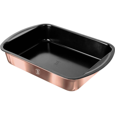 BH/7898, Rostidor rectangular 40x28,5cm, Or rosa, utensilis per enfornar, rostidor rectangular a., rostidor rectangular, rostidor, coure
