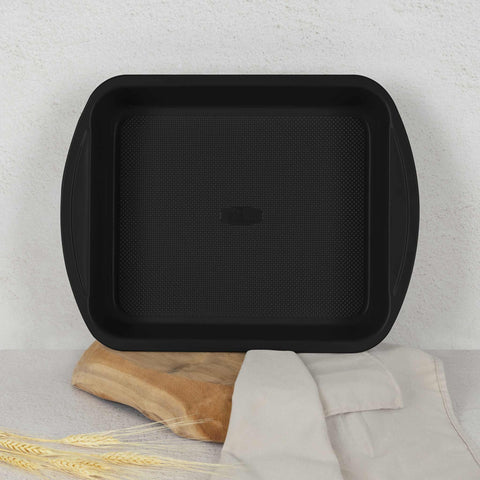 BH/7910, Asador rectangular 40x28,5cm, Negro mate, Utensilios para hornear, Asador rectangular a., Asador rectangular, Asador, Hornear, Bandeja para asar