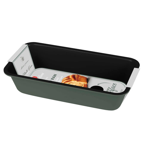 BH/7918, Molde para pan, verde mate, utensilios para hornear - molde para pan, molde para pan, hornear, utensilios para hornear, pan, Berlinger Haus, Promintra, caja de regalo, conceptual, estilo de vida